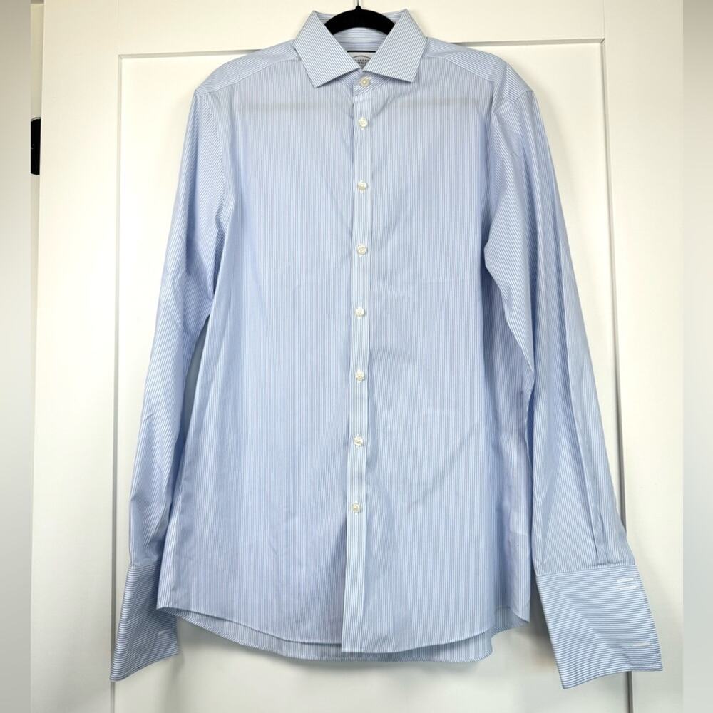 Charles Tyrwhitt Light Blue Pinstripe Dress Shirt